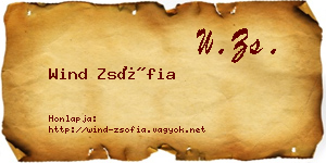 Wind Zsófia névjegykártya